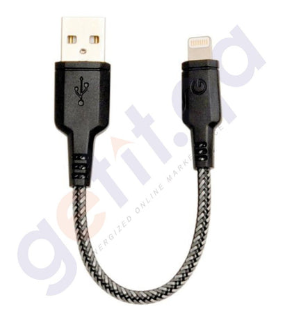 LIGHTING CABLE - ENERGEA NYLON TOUGH RAPID CHARGE AND SYNC LIGHTING CABLE - 16CM