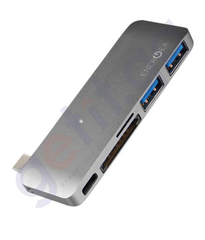 Lightining Cable - ENERGEA ALUHUB C 5IN1 SUPERSPEED ALUMINIUM 3.1 USB -C HUB
