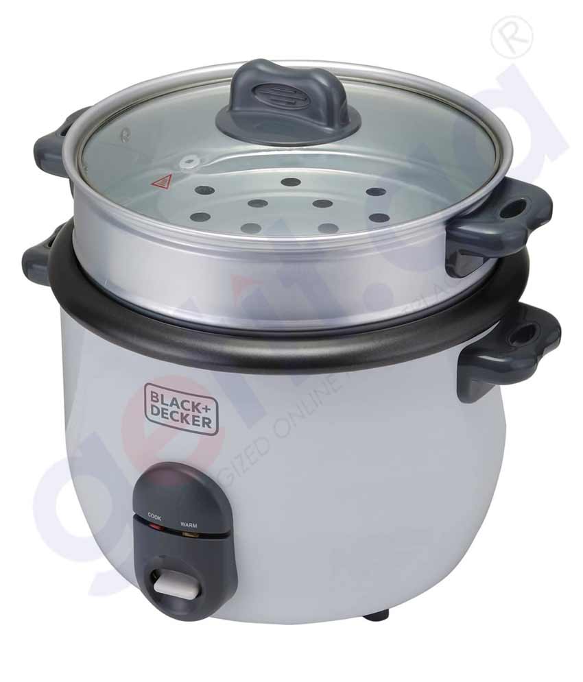 BLACK+DECKER RICE COOKER - STEAMER BLACK+DECKER RICE COOKER 1.8L