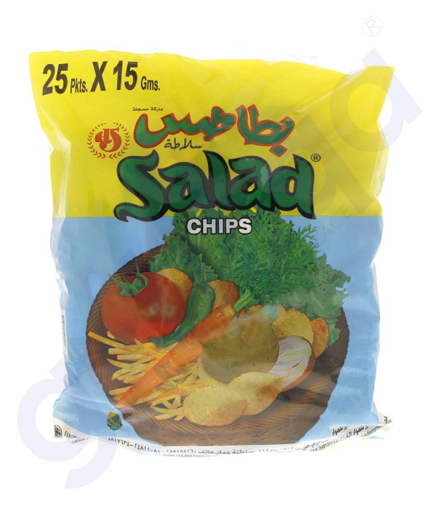 GETIT.QA Buy Oman Salad Chips 15gmX25pkts Online in Doha Qatar