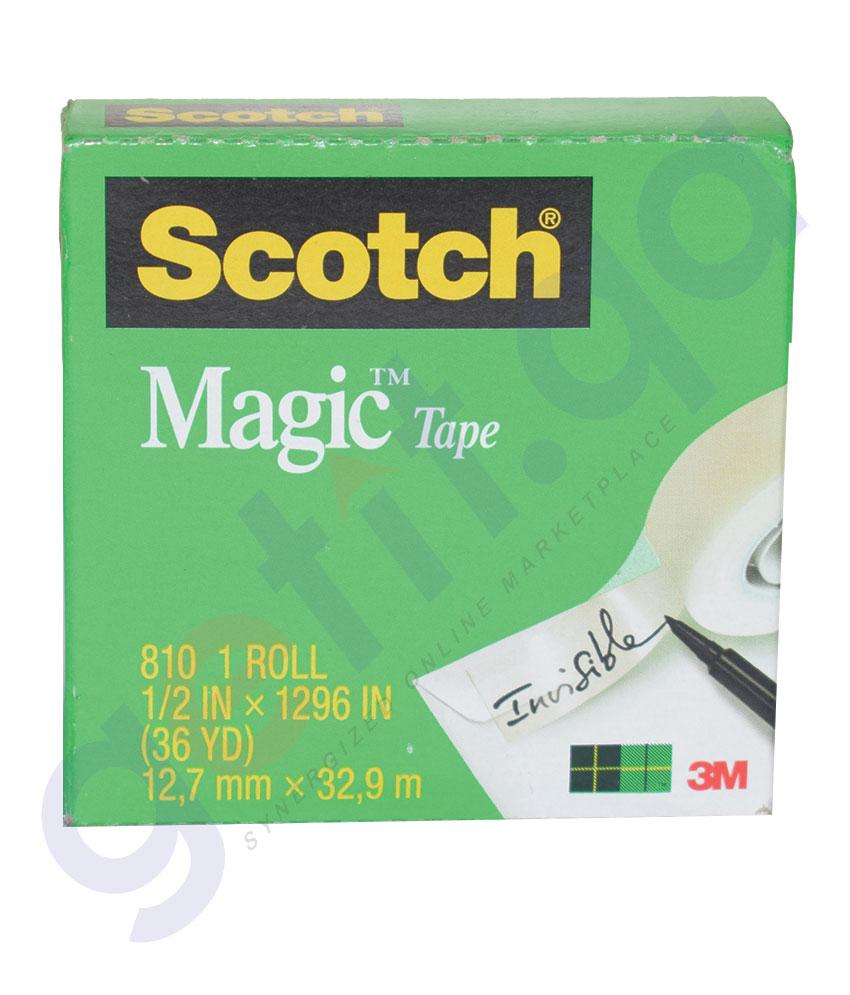 OTHER OFFICE ACCESORIES - SCOTCH MAGIC TAPE 3M 3/4X36YD 810