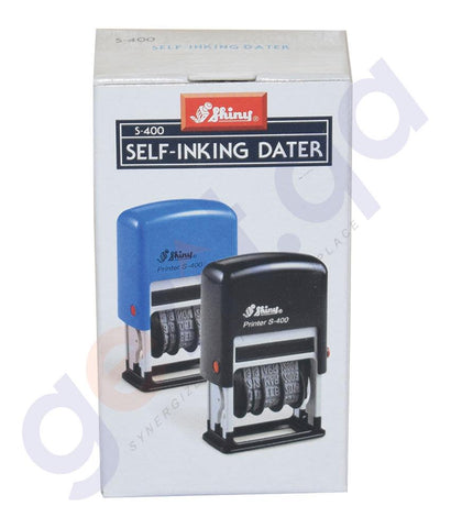 OTHER OFFICE ACCESORIES - SHINY SELF INK STAMP S-400 / DATER STAMP