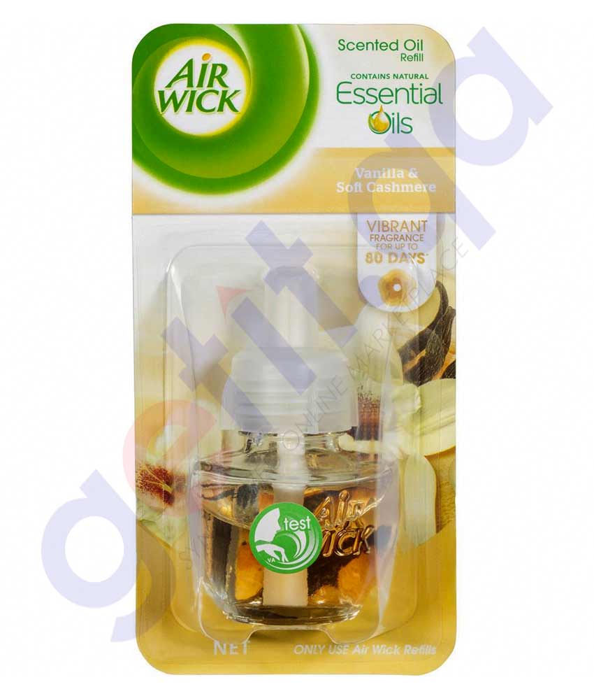 Buy Air Wick ACDC Refill Vanilla & Cashmere 19ml Price Online in Doha Qatar