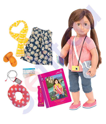 OUR GENERATION DOLL OG DELUXE REESE TRAVEL DOLL BD31099ATZ