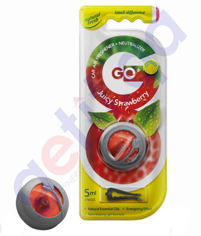 Buy Natural Fresh Go Air Freshener Neutralizer Juicy Strawberry 5ml Doha Qatar