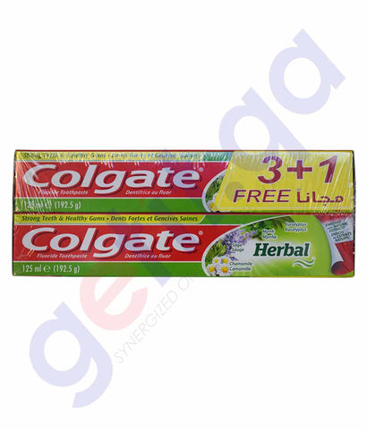 Buy Colgate Herbal 125ml 3+1 Free Price Online Doha Qatar