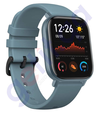 Buy Huami Amazfit GTS Smartwatch Steel Blue Price Online in Doha Qatar