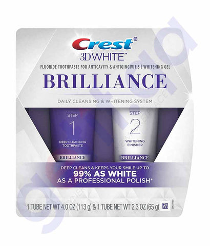 CREST FP 3D WHITE BRILLIANCE KIT (TWIN PACK+ ACCELERATOR) PZ872-01