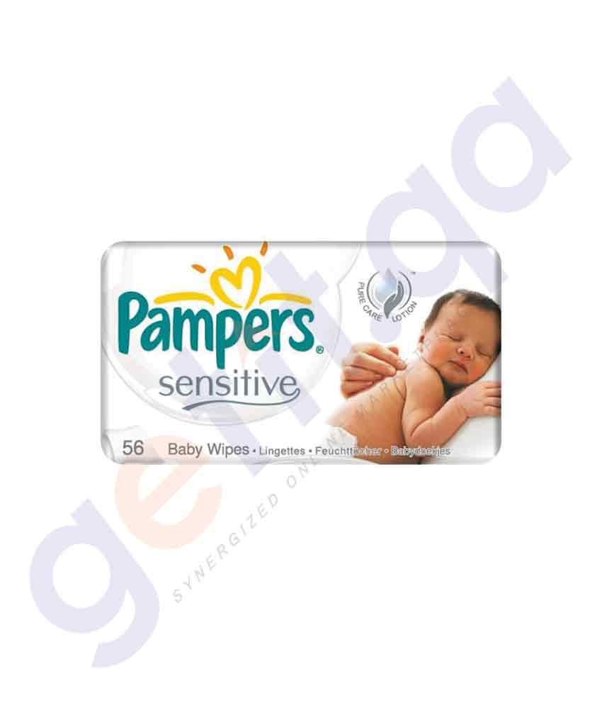 PAMPERS - PAMPERS BABY WIPES REFILL SENSITIVE 56-WIPES