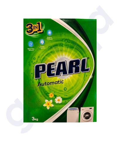 BUY PEARL 3 KG AUTOMATIC WASHING POWDER IN QATAR | HOME DELIVERY WITH COD ON ALL ORDERS ALL OVER QATAR FROM GETIT.QA