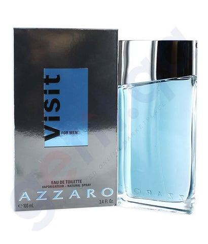 BUY AZZARO VISIT EDT 100ML FOR MEN IN QATAR | HOME DELIVERY WITH COD ON ALL ORDERS ALL OVER QATAR FROM GETIT.QA