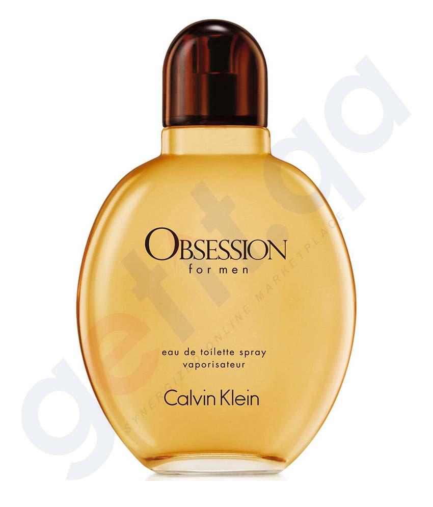 BUY CALVIN KLEIN OBSESSION EDT 125ML FOR MEN IN QATAR | HOME DELIVERY WITH COD ON ALL ORDERS ALL OVER QATAR FROM GETIT.QA