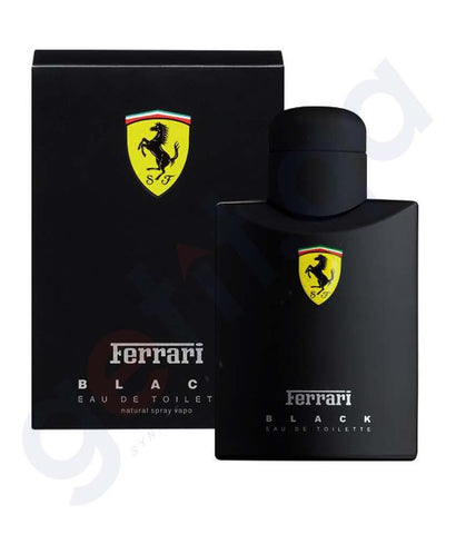 BUY FERRARI BLACK EDT 125ML FOR MEN IN QATAR | HOME DELIVERY WITH COD ON ALL ORDERS ALL OVER QATAR FROM GETIT.QA