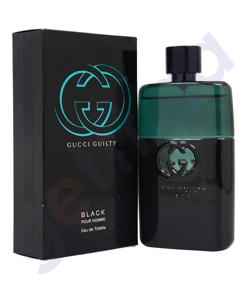 PERFUME - GUCCI 50ML GUILTY BLACK EDT FOR MEN