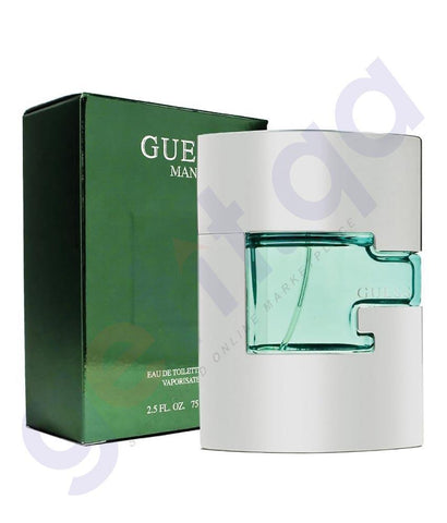 BUY GUESS 75ML MAN GREEN EDT FOR MEN IN QATAR | HOME DELIVERY WITH COD ON ALL ORDERS ALL OVER QATAR FROM GETIT.QA