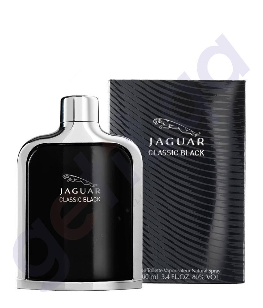 BUY JAGUAR CLASSIC BLACK EDT 100ML FOR MEN IN QATAR | HOME DELIVERY WITH COD ON ALL ORDERS ALL OVER QATAR FROM GETIT.QA