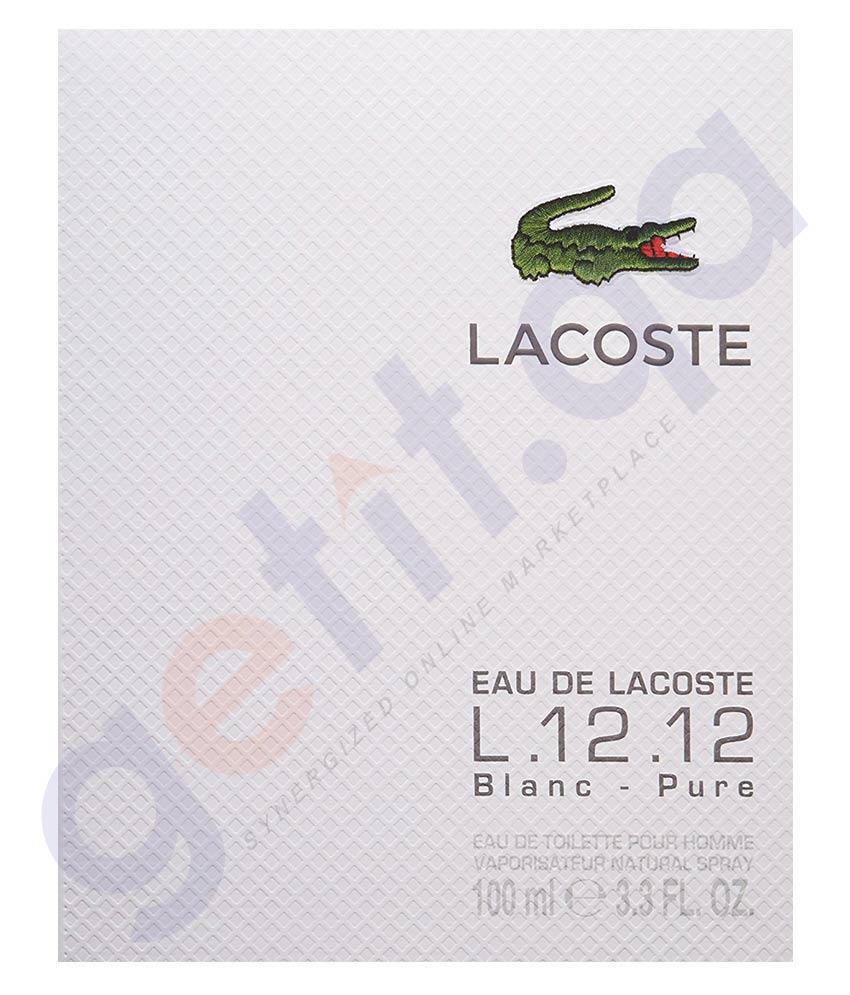 Lacoste blanc outlet edt 100ml