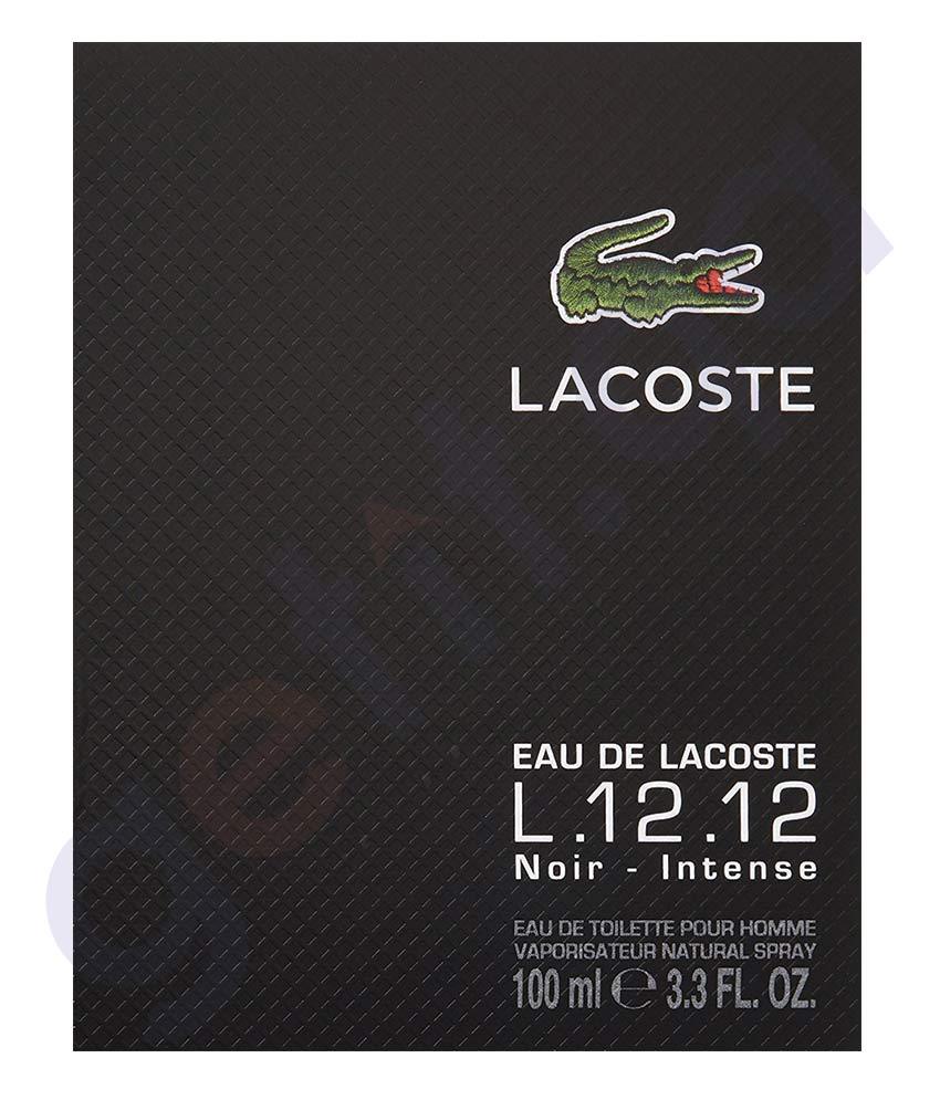 Lacoste black shop intense