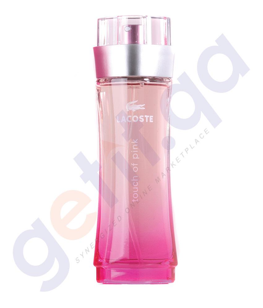 Lacoste touch of outlet pink edt 90 ml