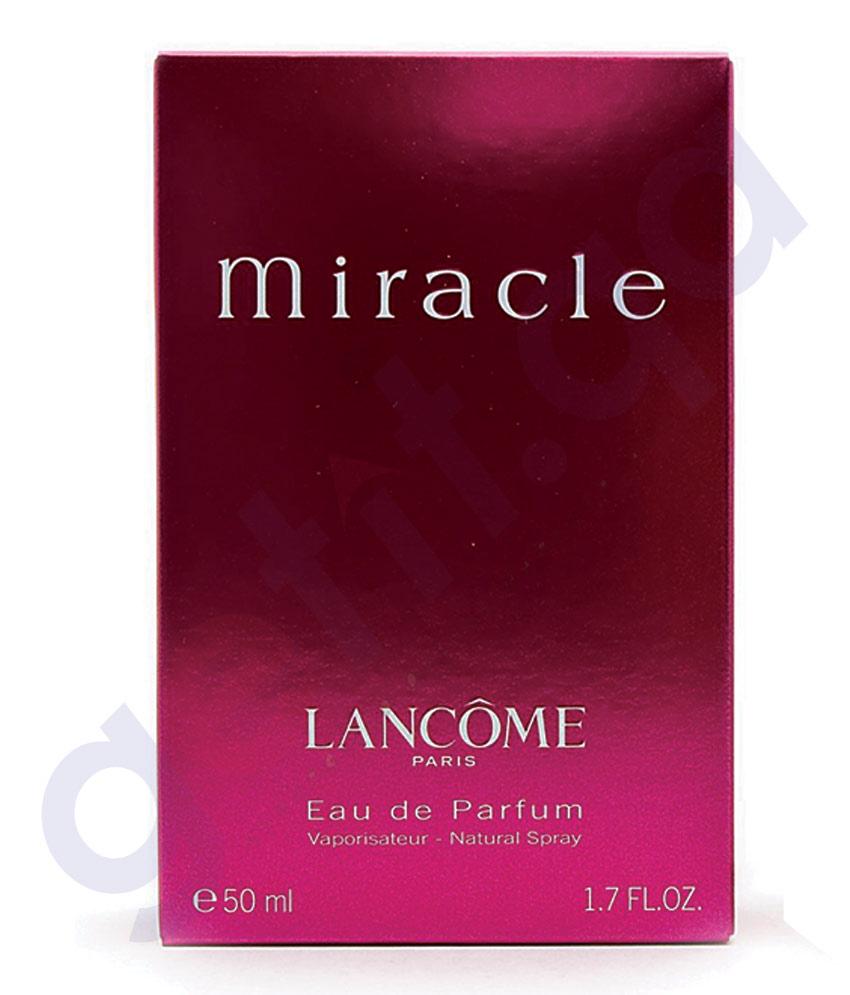 Lancome miracle edp discount 50ml