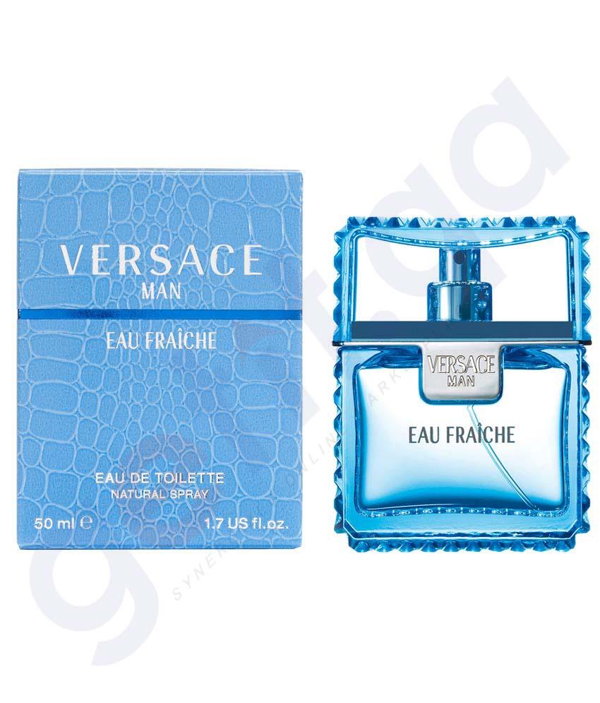 BUY VERSACE EAU FRESH EDT 50ML FOR MEN IN QATAR | HOME DELIVERY WITH COD ON ALL ORDERS ALL OVER QATAR FROM GETIT.QA