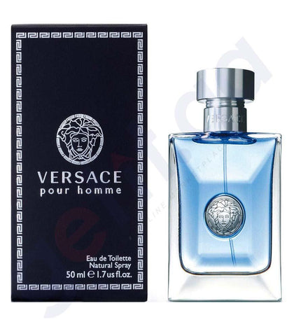 BUY VERSACE POUR HOMME EDT 50ML FOR MEN IN QATAR | HOME DELIVERY WITH COD ON ALL ORDERS ALL OVER QATAR FROM GETIT.QA