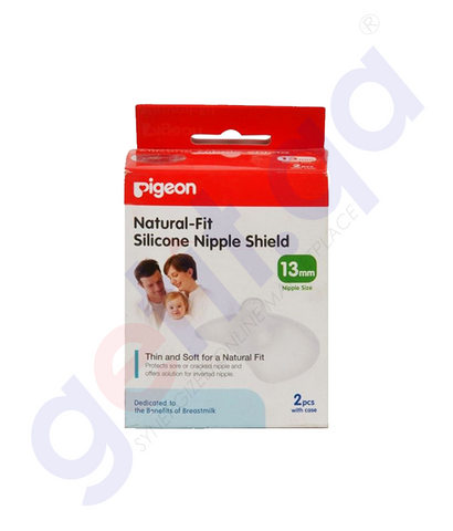 BUY PIGEON SILICONE NIPPLE SHIELD 13MM – 2 PCS IN QATAR | HOME DELIVERY WITH COD ON ALL ORDERS ALL OVER QATAR FROM GETIT.QA