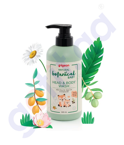 BUY PIGEON NATURAL BOTANICAL HEAD AND BODY WASH 500ML IN QATAR | HOME DELIVERY WITH COD ON ALL ORDERS ALL OVER QATAR FROM GETIT.QA