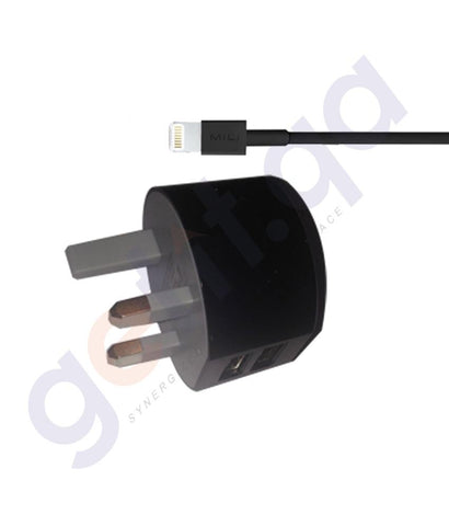 POWER ADAPTOR - MILI DOLPHIN UK 3 PIN WITH LIGHTNING CABLE -HC-K10-L