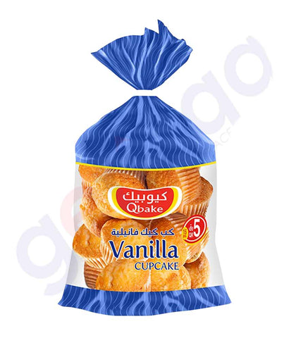 BUY Qbake Vanilla Cup Cake 15x20g IN QATAR | HOME DELIVERY WITH COD ON ALL ORDERS ALL OVER QATAR FROM GETIT.QA