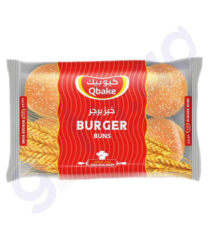 BUY Qbake Burger Buns 6Pcs 420g IN QATAR | HOME DELIVERY WITH COD ON ALL ORDERS ALL OVER QATAR FROM GETIT.QA
