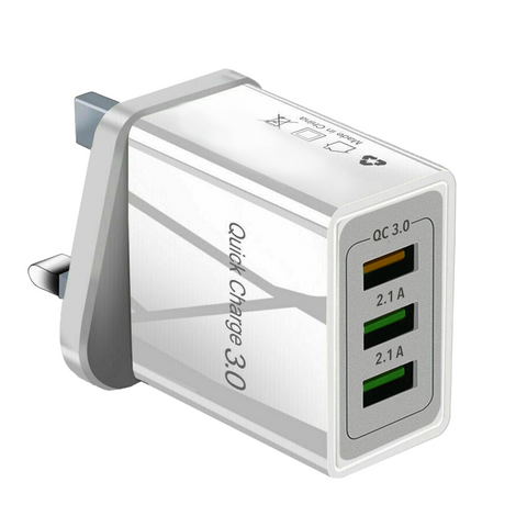 BUY TRIPLE USB QUICK CHARGER IN QATAR | HOME DELIVERY WITH COD ON ALL ORDERS ALL OVER QATAR FROM GETIT.QA