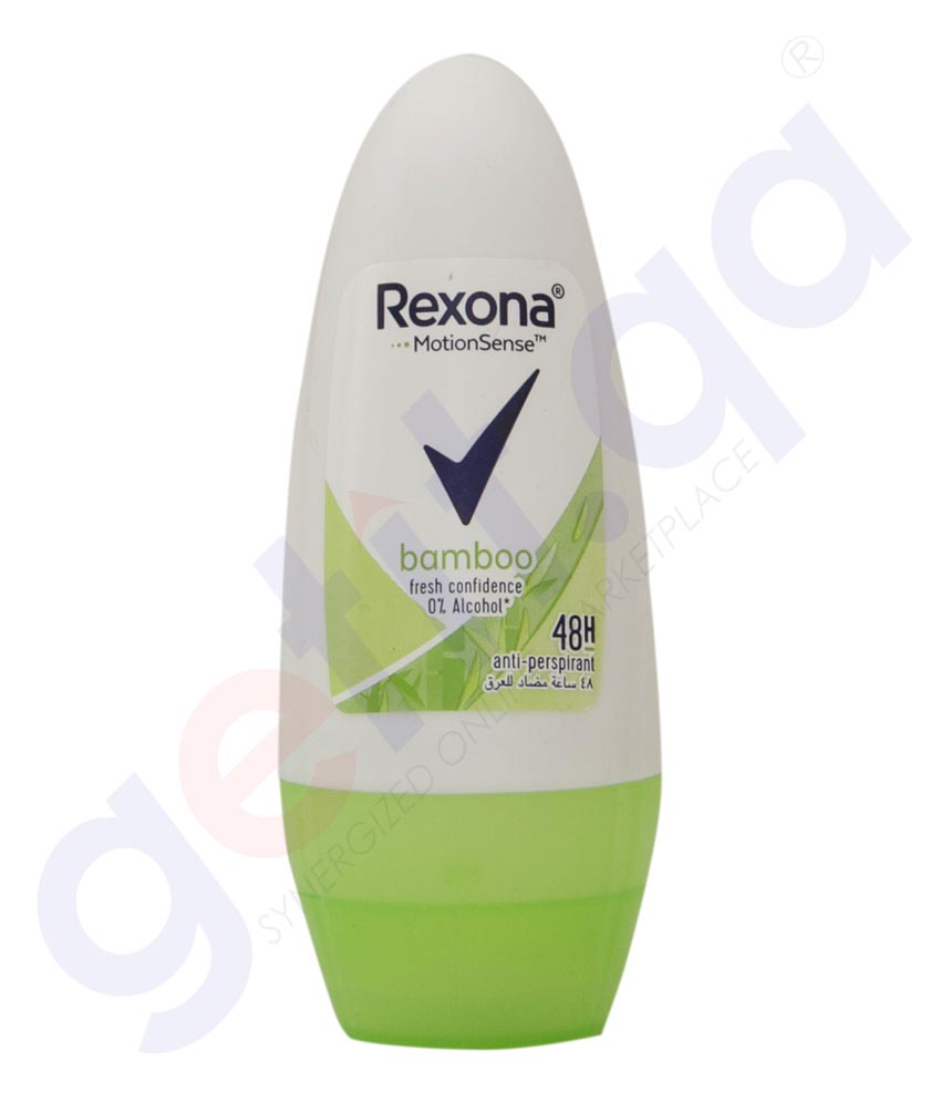 Buy Rexona Women Bamboo Dry Deodorant 50ml Doha Qatar