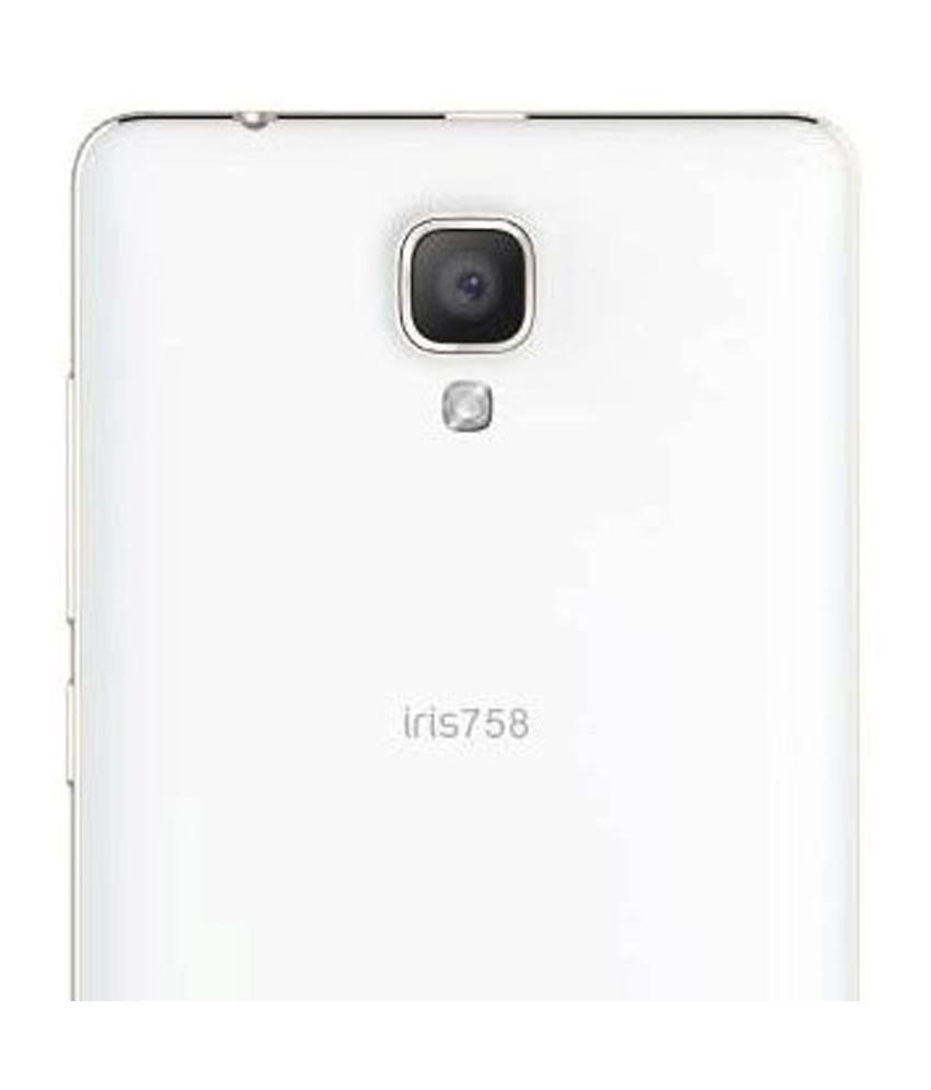 Smart Phones - LAVA IRIS 758 DUAL SIM , 1GB, 8 GB, 4G LTE , WHITE