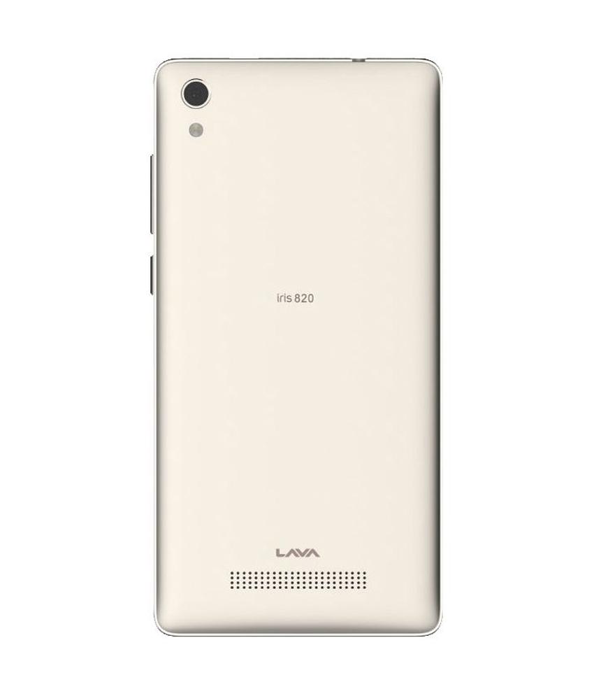 Smart Phones - LAVA IRIS 820 DUAL SIM , 1GB RAM, 8GB , GOLD