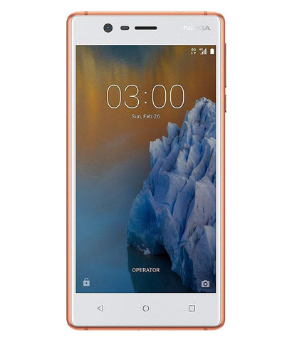 Smart Phones - NOKIA 3 DUAL SIM , 2GB RAM ,16GB , 4G LTE , COPPER WHITE
