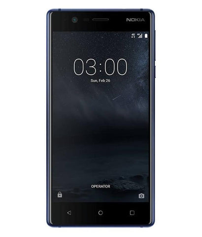 Smart Phones - NOKIA 3 DUAL SIM - 2GB RAM, 16GB, 4G LTE , TEMPERED BLUE