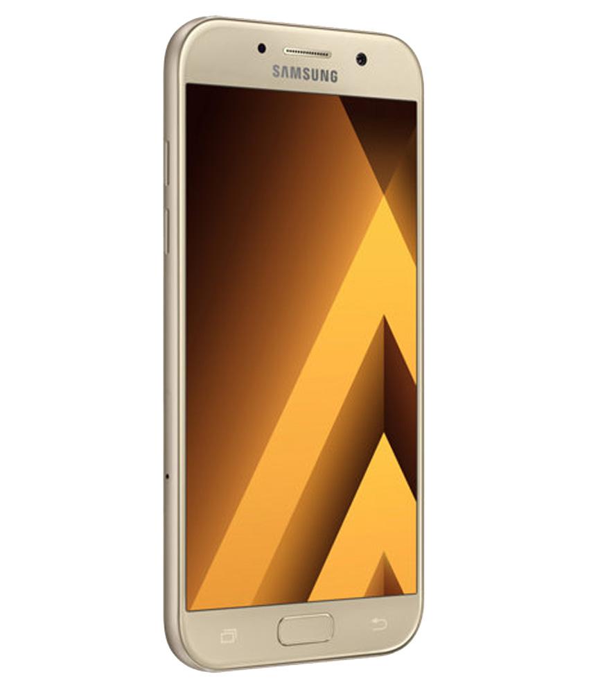 Smart Phones - SAMSUNG GALAXY A520F DUAL SIM - 3GB RAM, 32 GB ,4G-GOLD