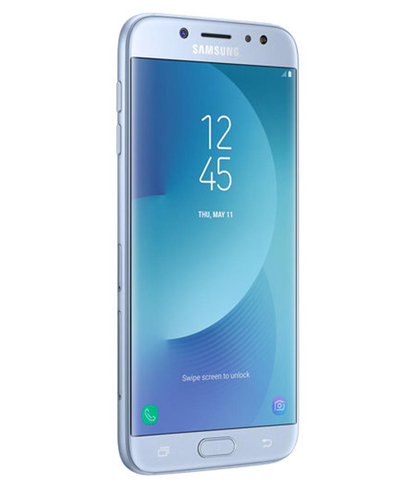 Smart Phones - SAMSUNG GALAXY J7 PRO- J730 DUAL SIM- 3GB RAM, 32GB, 4G-SILVER BLUE