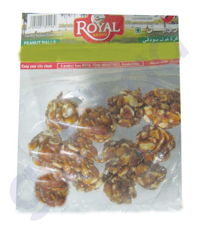 SNACKS - PEANUT BALL  125GMS BY ROYAL