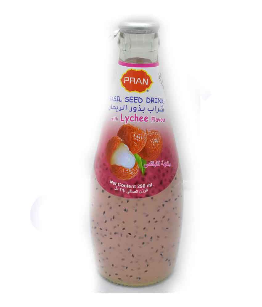 GETIT.QA Buy Pran Basil Seed Drink with Lychee 290ml Online in Qatar