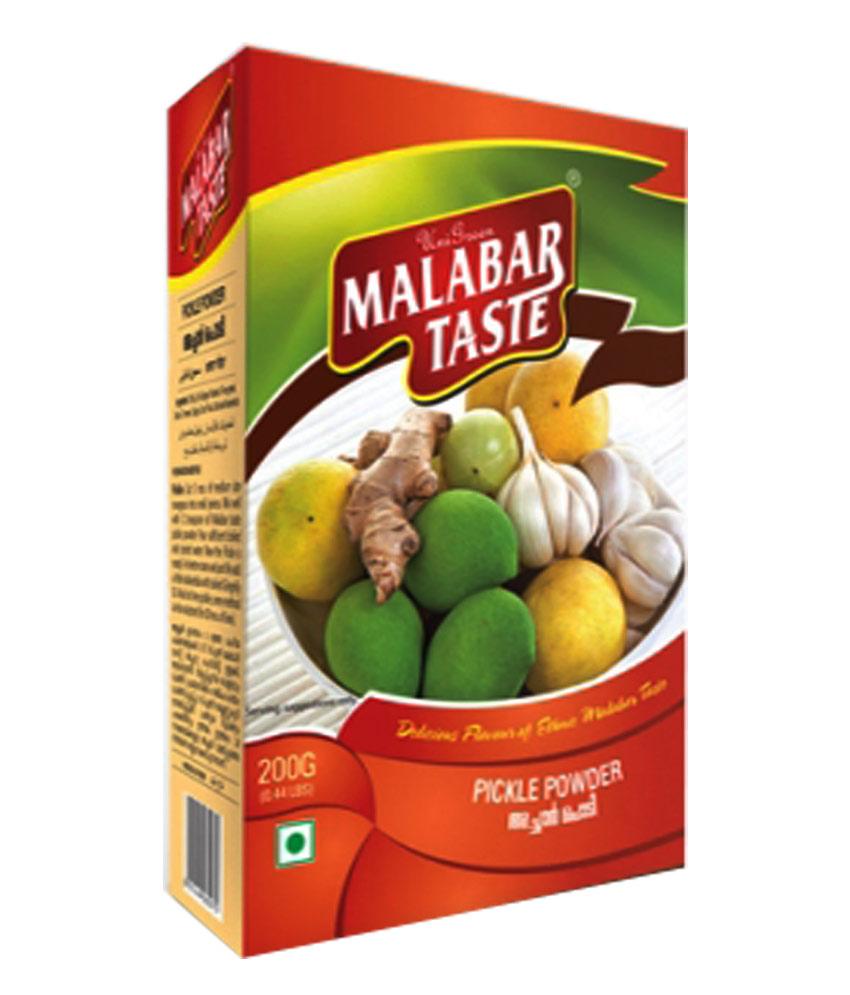 BUY MALABAR TASTE PICKLE POWDER 200GM IN QATAR | HOME DELIVERY WITH COD ON ALL ORDERS ALL OVER QATAR FROM GETIT.QA