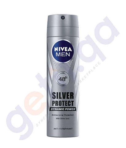SPRAY - NIVEA 150ML MEN SILVER PROTECT DEODORANT (82959)