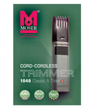 TRIMMER - MOSER MOS10400410 CLASSIC HAIR TRIMMER RECHARGEABLE