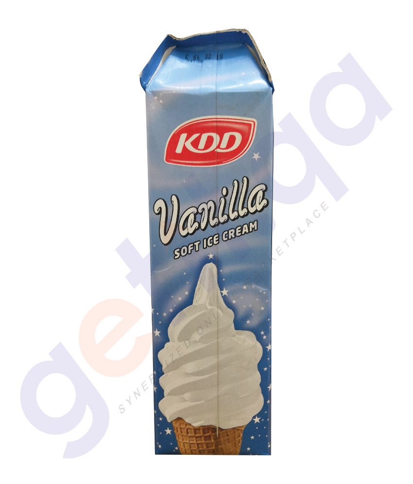 Buy KDD Ice Cream Liquid Vanilla 1ltr Online in Doha Qatar
