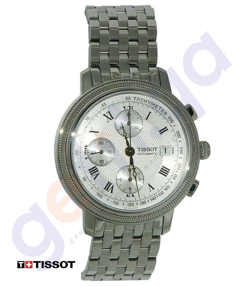 GETIT.QA BUY TISSOT BRIDGEPORT STAINLESS STEEL MENS WATCH