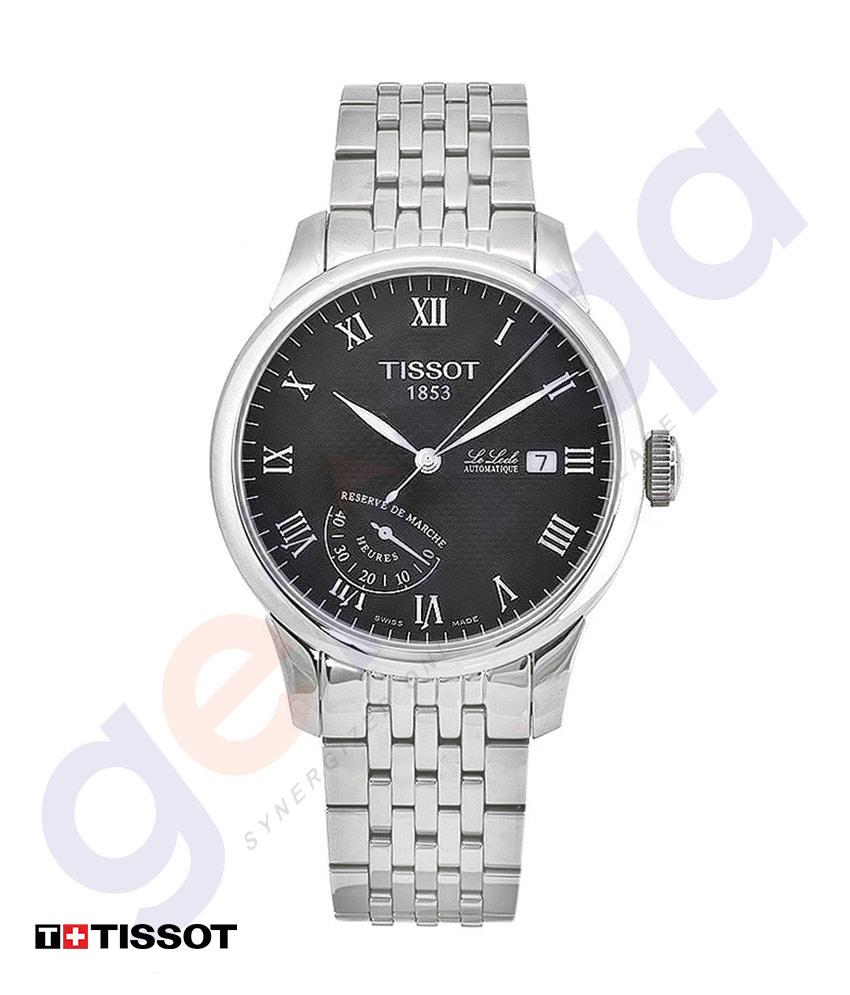 GETIT.QA BUY TISSOT LE LOCLE BLACK DIAL MENS WATCH