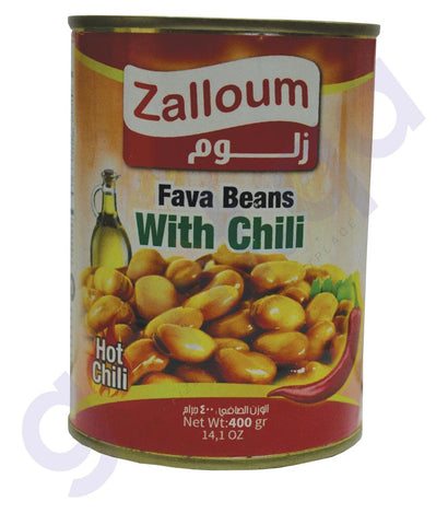 ZALLOUM FAVA BEANS WITH CHILI - 400 GM