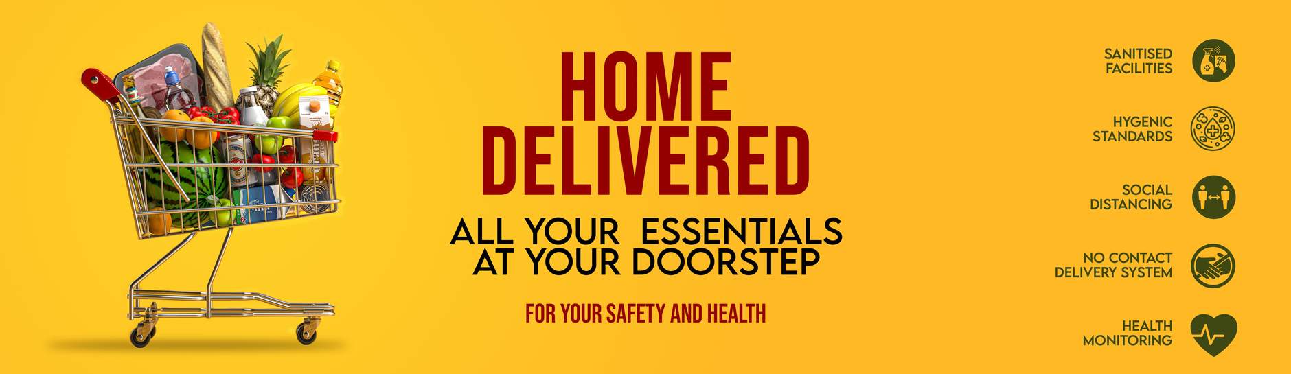 Free Home delivery all across Qatar for orders above QAR 200